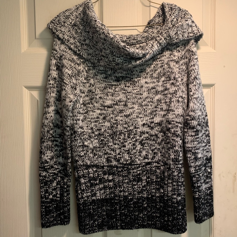White House black market Cowl Neck Sweater